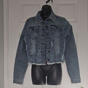 Cropped Denim Jacket